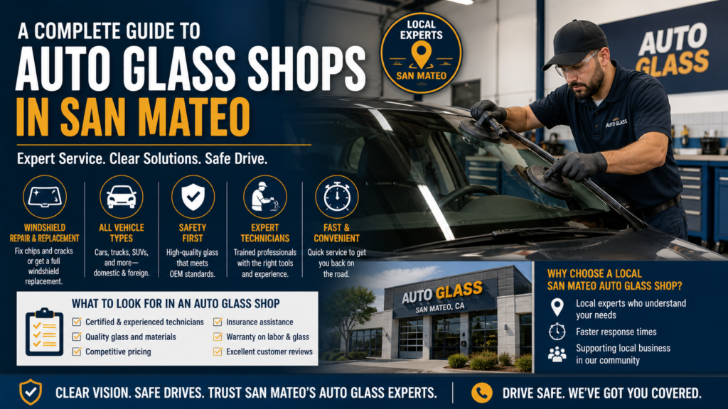 A Complete Guide to Auto Glass Shops in San Mateo
